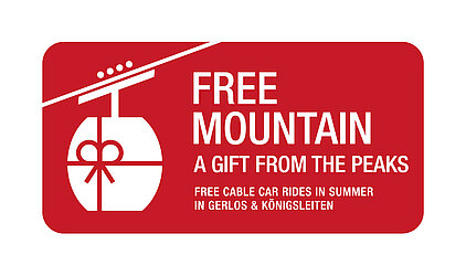 Logo Free Mountain Card Gerlos